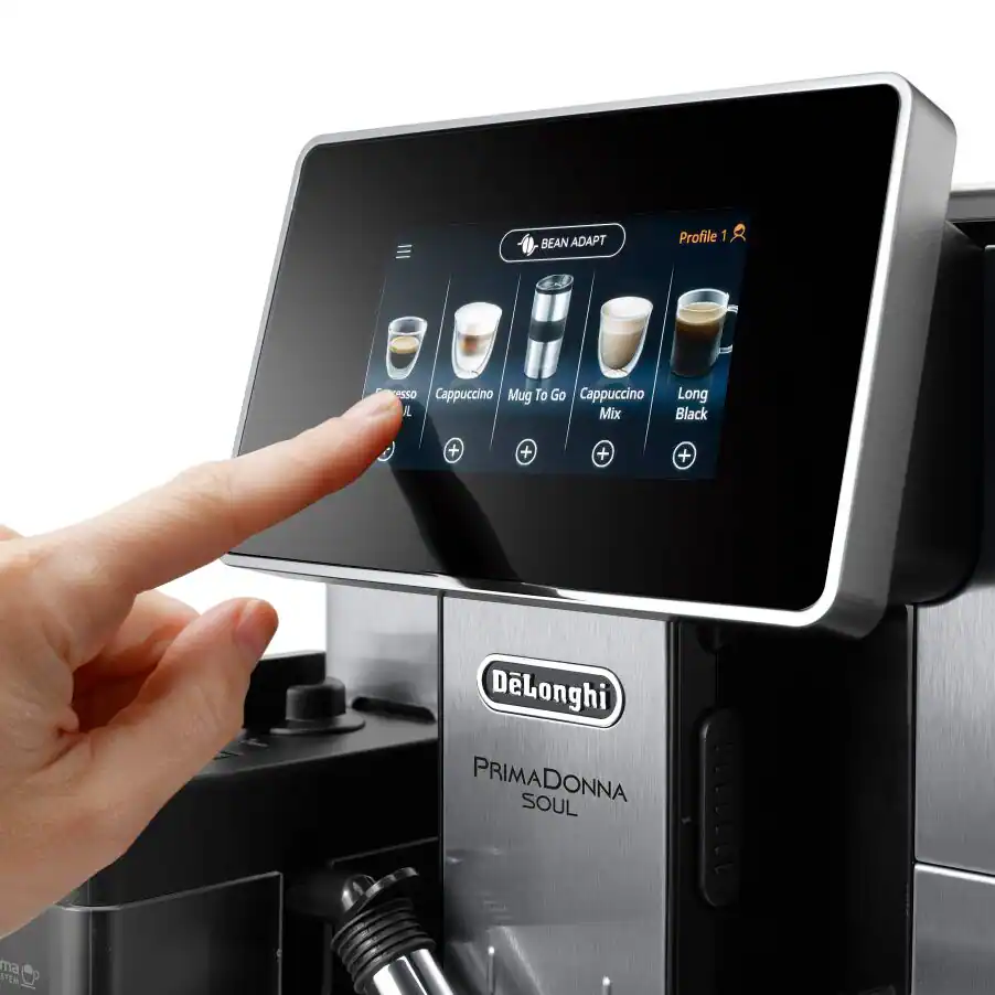 De’Longhi PrimaDonna Soul – Machine à Café Automatique avec Connectivité Smart Coffee - Thumbnail 5
