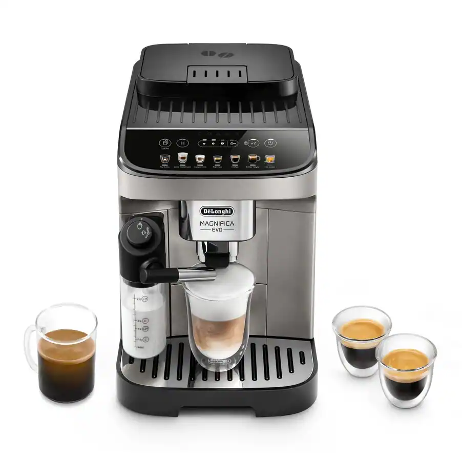 De’Longhi Magnifica Evo ECAM290.81.TB – Machine à Café Automatique à Grains avec Mousseur de Lait