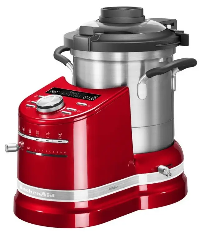 Robot Cuiseur Tout-en-Un KitchenAid 5KCF0104EER – Capacité 4,5 L – 1500 W – Rouge Empire / Argent - Thumbnail 6