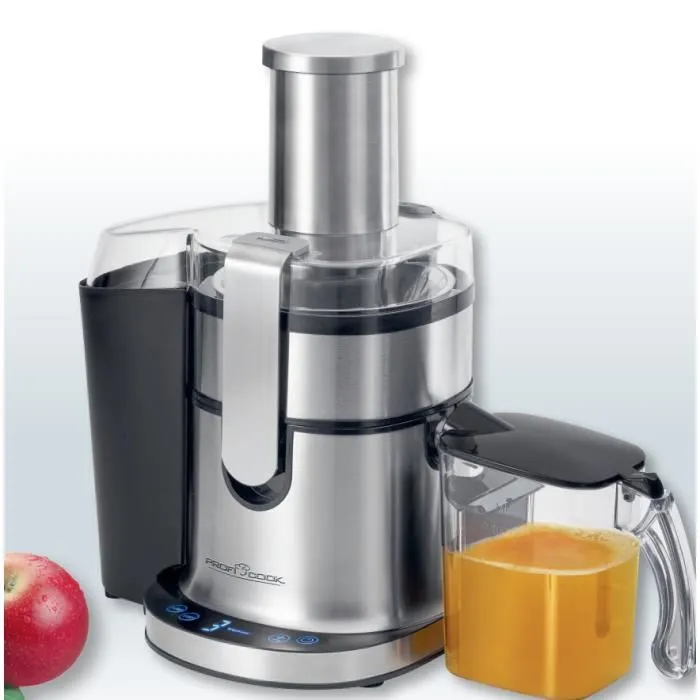 Centrifugeuse ProfiCook PC-AE 1156 – Professionnelle – Bol 1 L – 5 Vitesses – Fonction Turbo – Commande Tactile – Affichage LED – 800 W – Argent & Noir