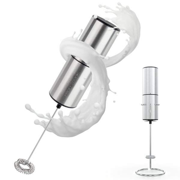 Mousseur à Lait ProfiCook PC-MS 1273 – Électrique et Manuel – 13 000 tr/min – Pour Cappuccino & Latte Macchiato