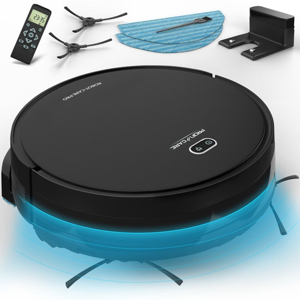 Aspirateur Robot ProfiCare PC-BSR3108 – Connecté WiFi – Fonction d’Essuyage – Noir - Thumbnail 3