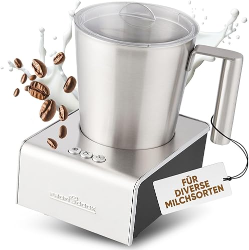 Mousseur à Lait ProfiCook PC-MS 1032 – Électrique – Fonction Chaud & Froid – 6 Fonctions – 500 ml de Mousse
