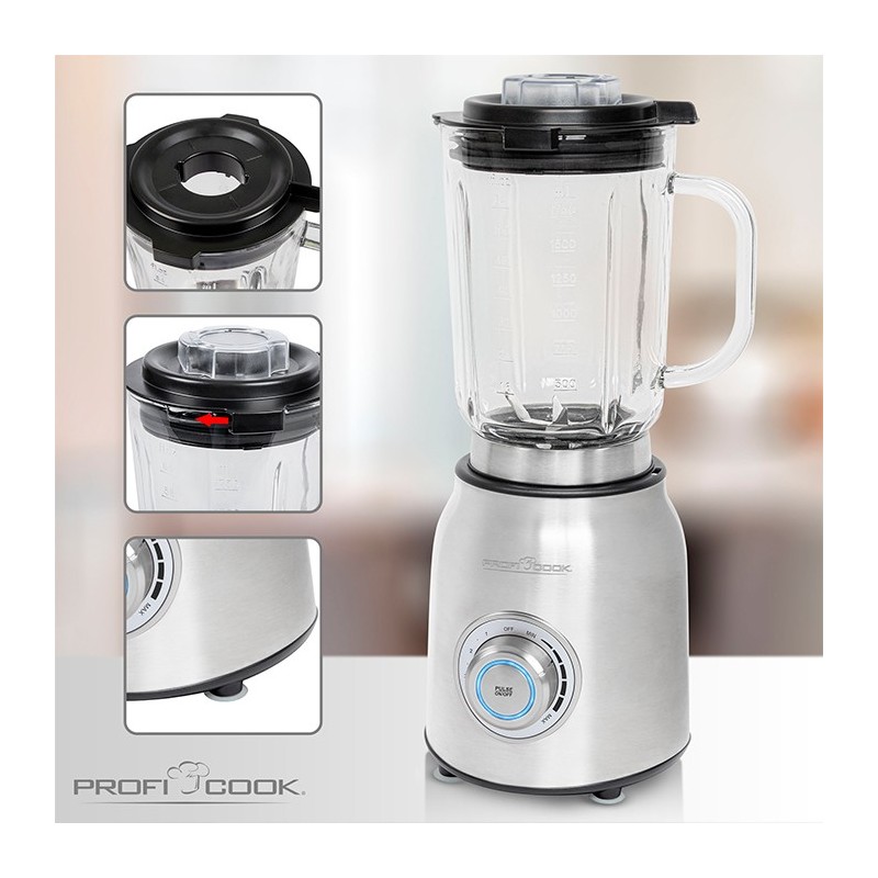 Blender / Mixeur ProfiCook PC-UM 1207 – 1,75 L – Puissant et Polyvalent - Thumbnail 5