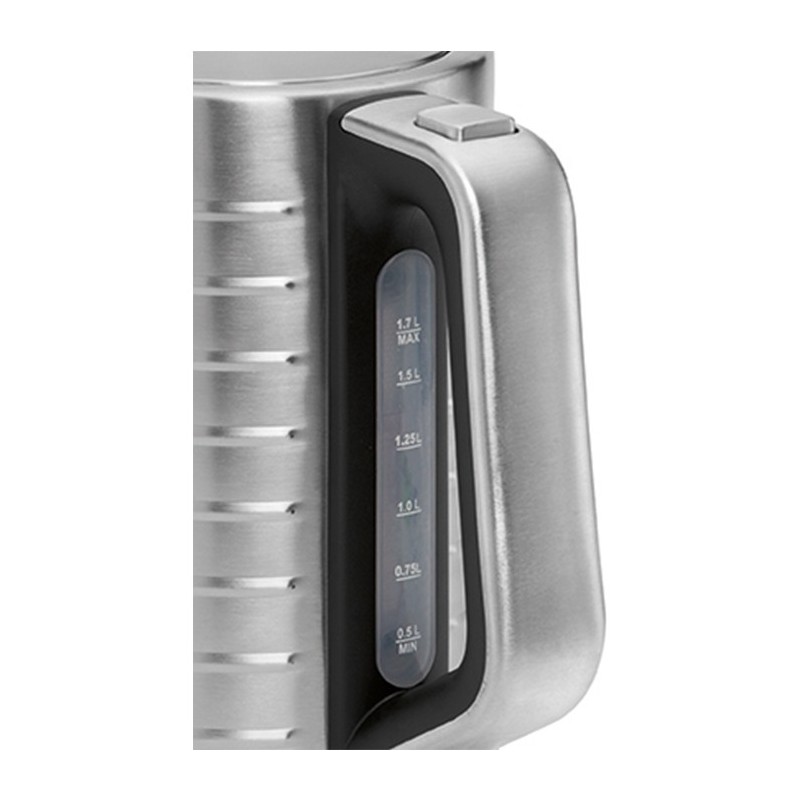 Bouilloire Électrique ProfiCook PC-WKS 1119 – 1,7 L – Affichage Niveau d’Eau – Base Rotative 360° – 1850–2200 W – Argent - Thumbnail 3