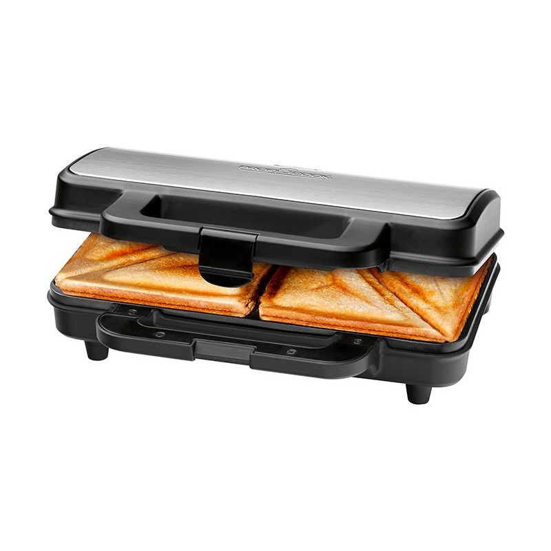 Appareil à Croque-Monsieur ProfiCook PC-ST 1092 – XXL pour Toasts et Tranches Américaines – 900 W – Revêtement Anti-Adhésif