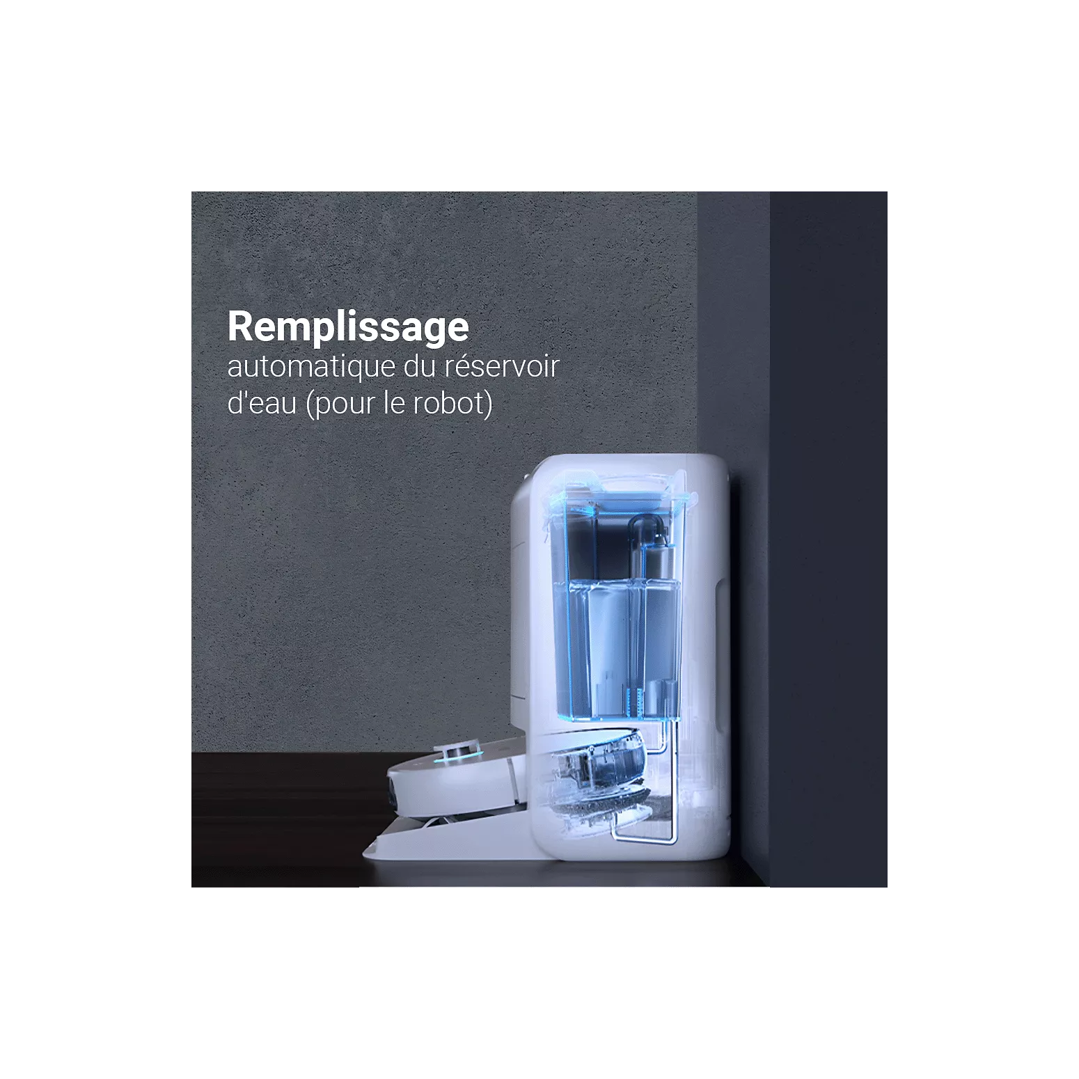 Robot Aspirateur Laveur EZVIZ RS2 – 4000 Pa – Station Automatique – Navigation Laser – Caméra 3K - Thumbnail 4