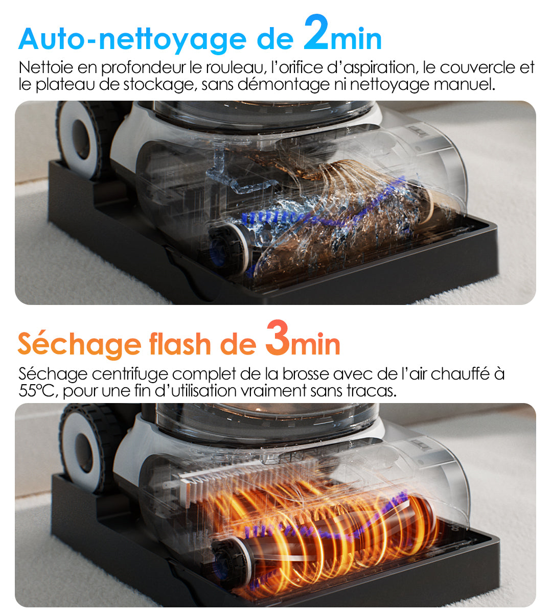 Tineco Carpet One – Nettoyeur pour Tapis, Moquettes et Tissus d’Ameublement - Thumbnail 10