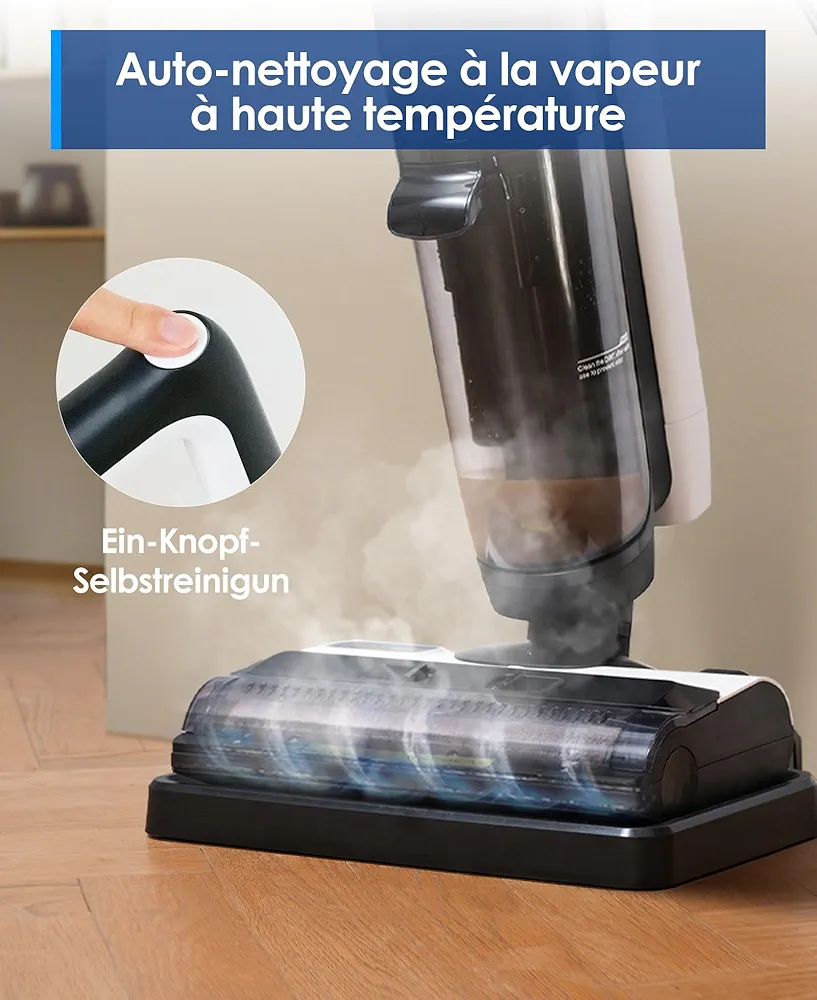 Tineco iFLOOR 5 Steam – Aspirateur Vapeur Sec et Humide Tout-en-Un - Thumbnail 4