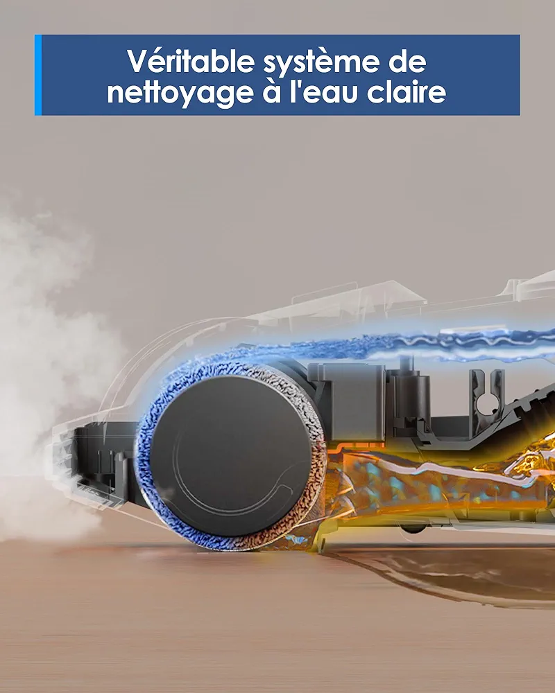 Tineco iFLOOR 5 Steam – Aspirateur Vapeur Sec et Humide Tout-en-Un - Thumbnail 5