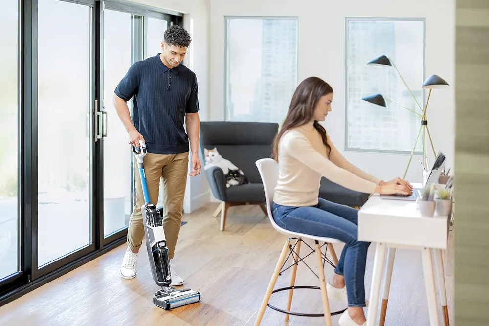 Bissell CrossWave HF3 – Aspirateur Balai Laveur Sans Fil pour Sols Durs - Thumbnail 9