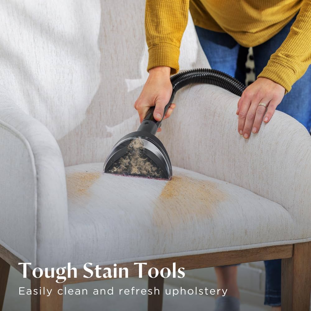 BISSELL Revolution HydroSteam 3672E – Nettoyeur de tapis et moquettes à vapeur - Thumbnail 5