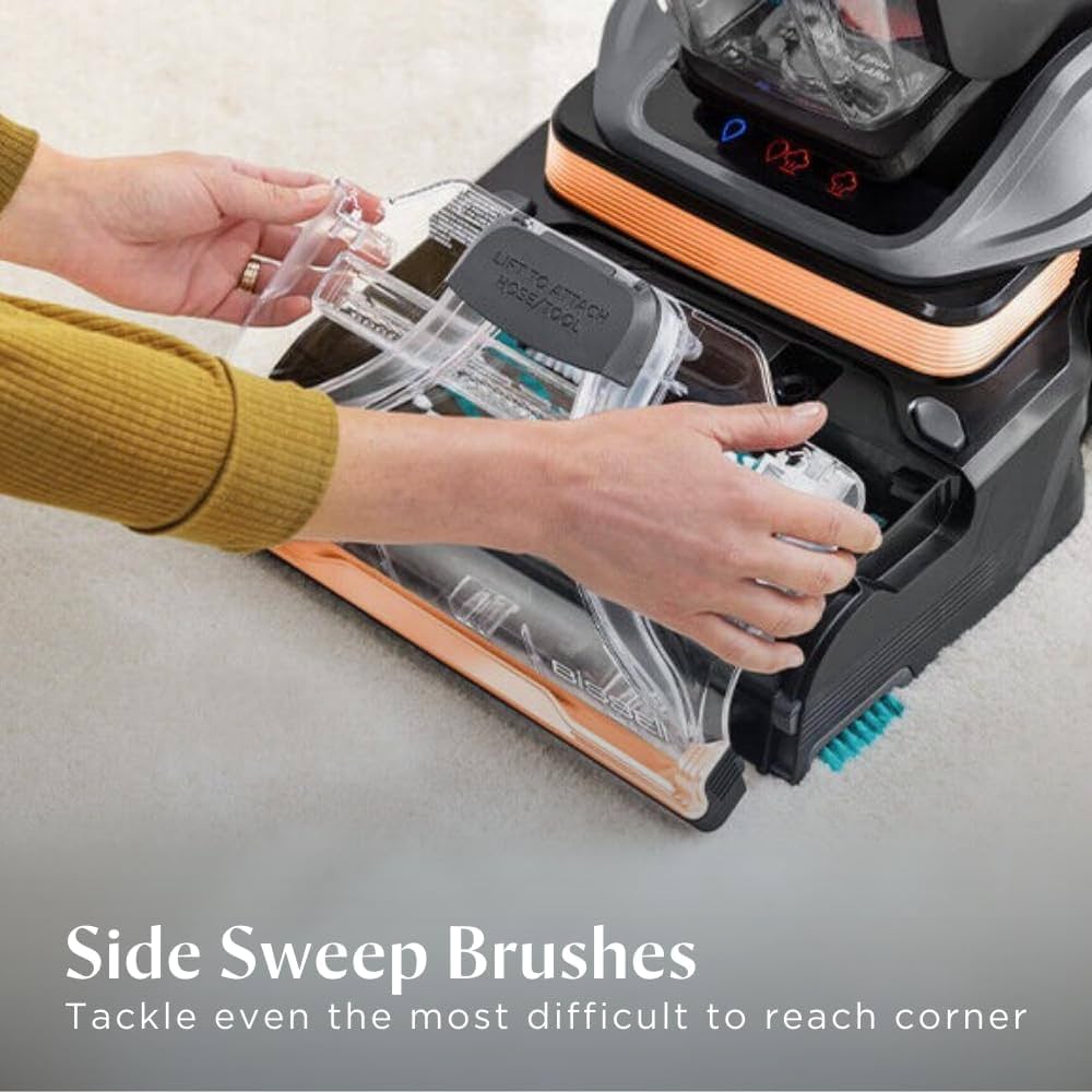 BISSELL Revolution HydroSteam 3672E – Nettoyeur de tapis et moquettes à vapeur - Thumbnail 8