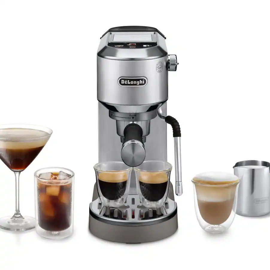 De’Longhi DedicaDuo – Machine à Espresso et Cappuccino Slim, 2 tasses simultanées - Thumbnail 8