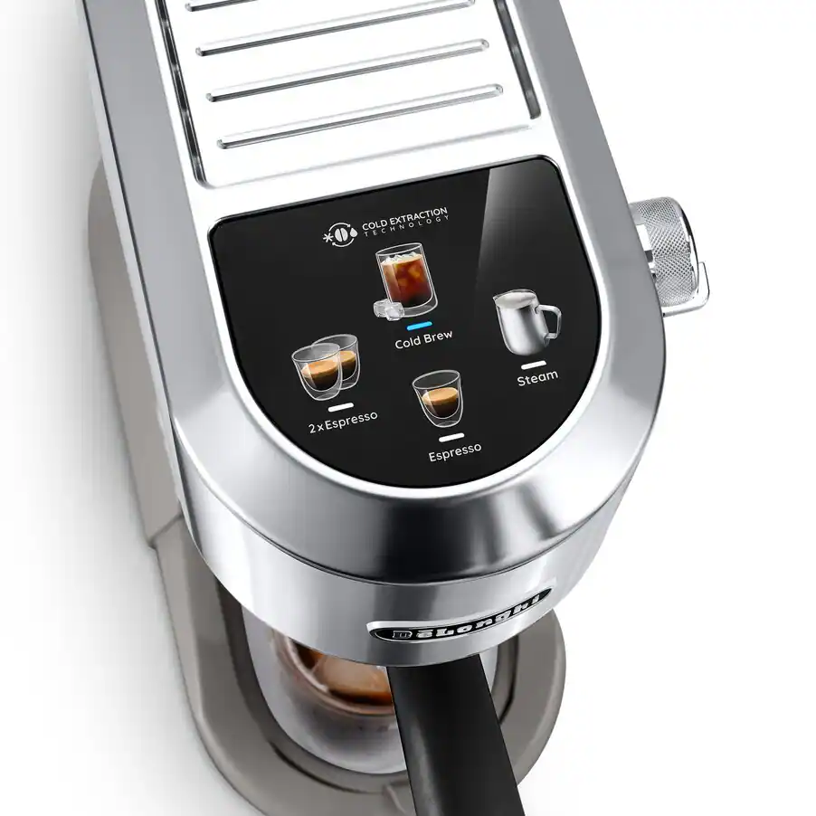 De’Longhi DedicaDuo – Machine à Espresso et Cappuccino Slim, 2 tasses simultanées - Thumbnail 6