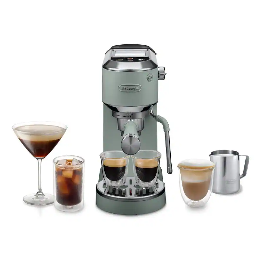De’Longhi DedicaDuo – Machine à Espresso et Cappuccino Slim, 2 tasses simultanées - Thumbnail 5