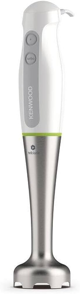 Mixeur Plongeant Kenwood HDP109WG – 600 W – Acier / Blanc – Puissant et Ergonomique - Thumbnail 2