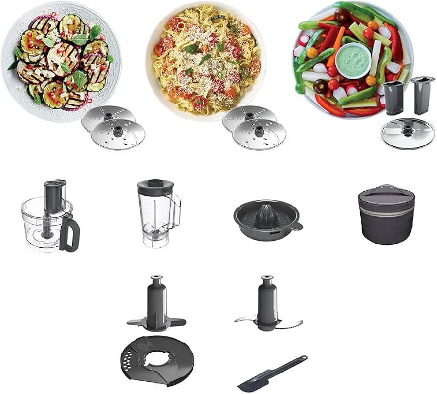 Robot Culinaire Kenwood FDP65.640WH – Multifonction – Blanc - Thumbnail 4