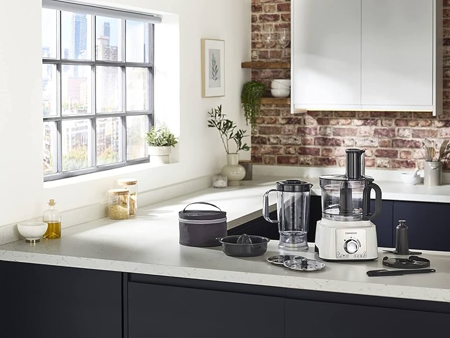 Robot Culinaire Kenwood FDP65.640WH – Multifonction – Blanc - Thumbnail 5