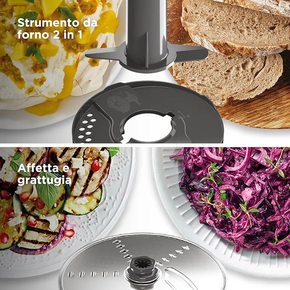 Robot de Cuisine Kenwood FDP65450WH – Blanc – Puissant et Polyvalent - Thumbnail 5