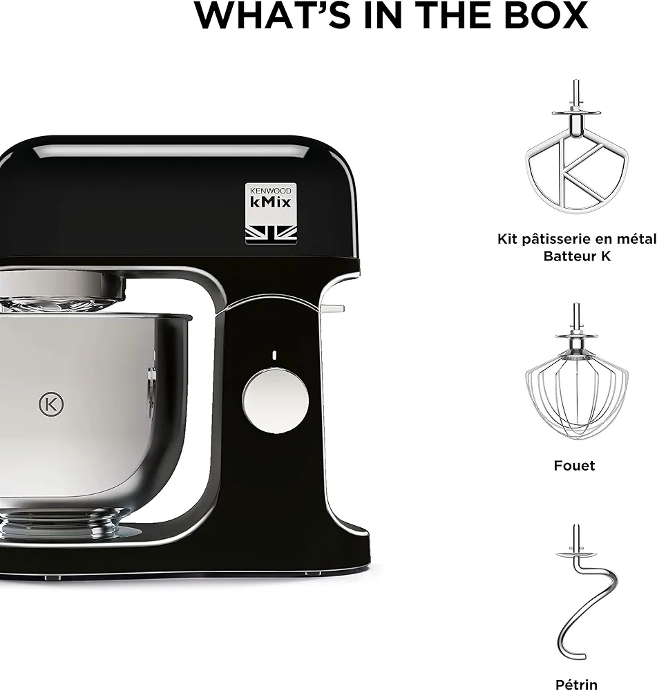 Robot Pâtissier Kenwood kMix Noir – KMX750AB - Thumbnail 2
