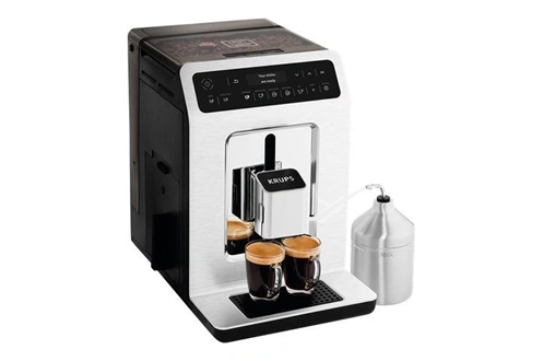 Krups Evidence EA891C10 – Machine à Café Automatique avec Mousseur à Lait – Chrome (15 bars) - Thumbnail 2