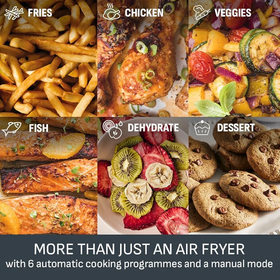 Tefal XXL Dual Easy Fry – Friteuse à Air Chaud 11 L - Thumbnail 3