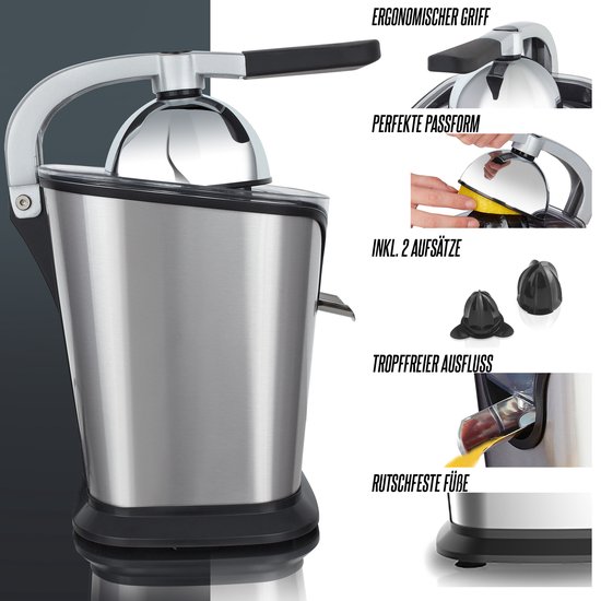 Heinrich’s HZP 8692 – Presse-agrumes & Centrifugeuse Électrique - Thumbnail 7