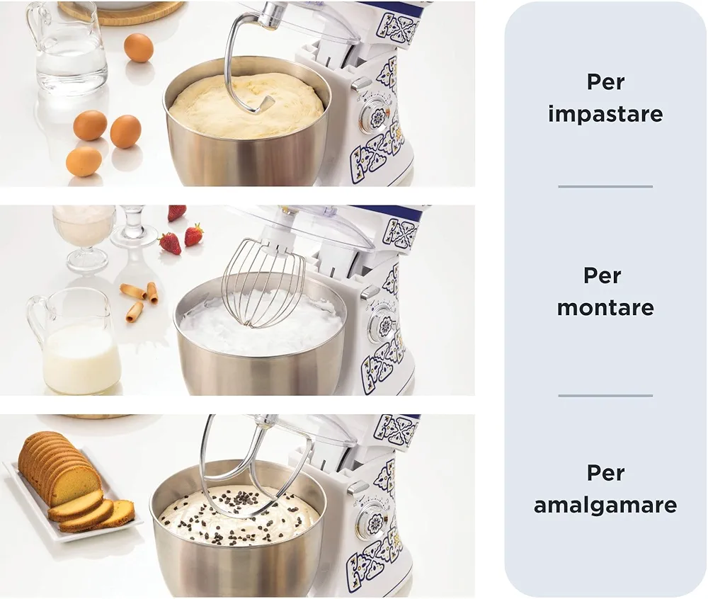 Robot Culinaire Ariete Capri Planetaria 1588 - Thumbnail 3