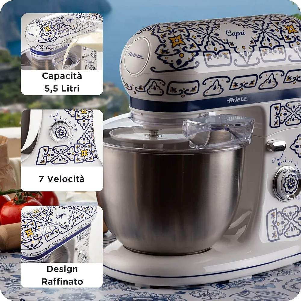 Robot Culinaire Ariete Capri Planetaria 1588 - Thumbnail 4