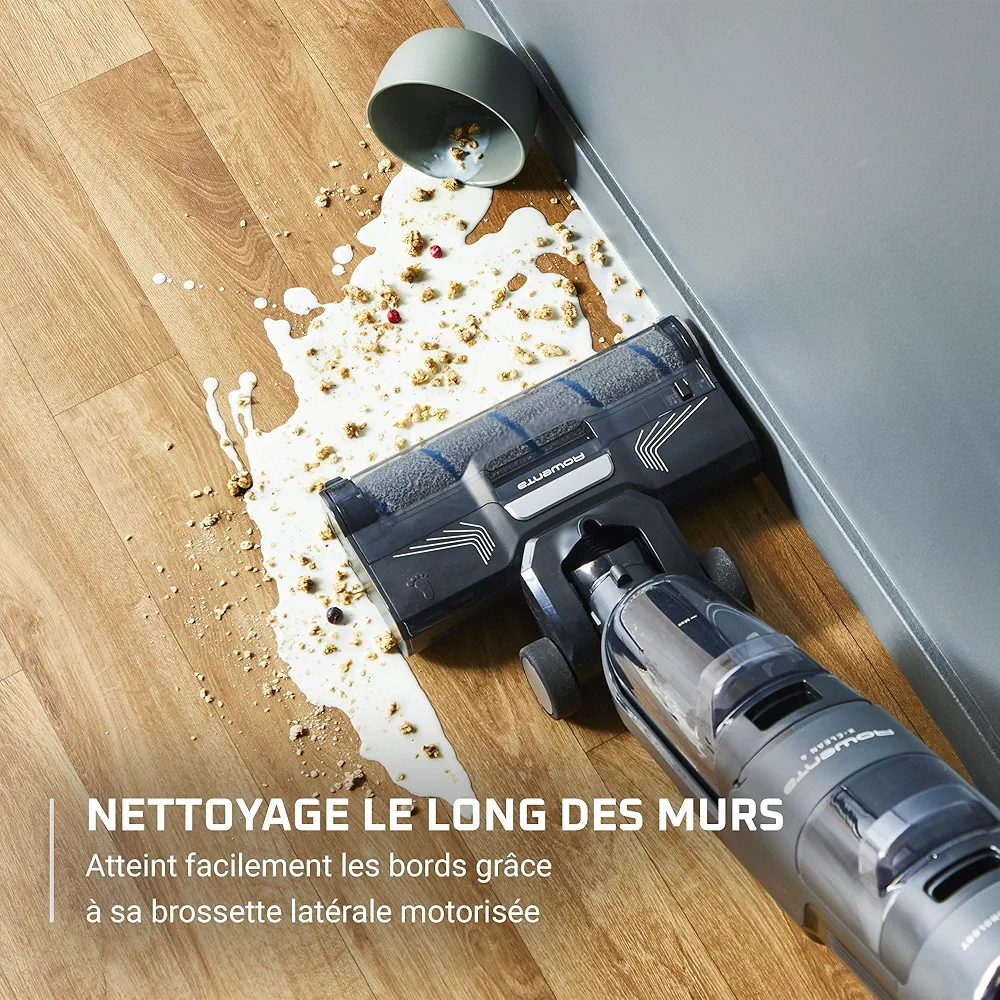 Rowenta X-Clean 4 – Aspirateur Balai Laveur Sans Fil Aspiration & lavage puissants • Intelligent • Autonettoyage • Autonomie 50 min - Thumbnail 3