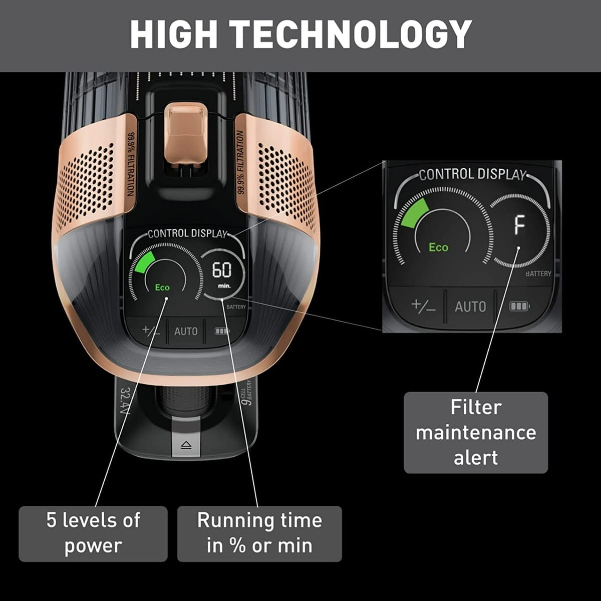 TEFAL X-FORCE FLEX 15.60 ANIMAL WITH DOCKING STATION –  - Thumbnail 9