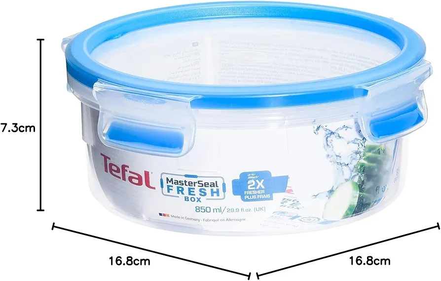 Tefal MasterSeal Fresh K3022312 – Boîte rectangulaire 0,85 L - Thumbnail 2