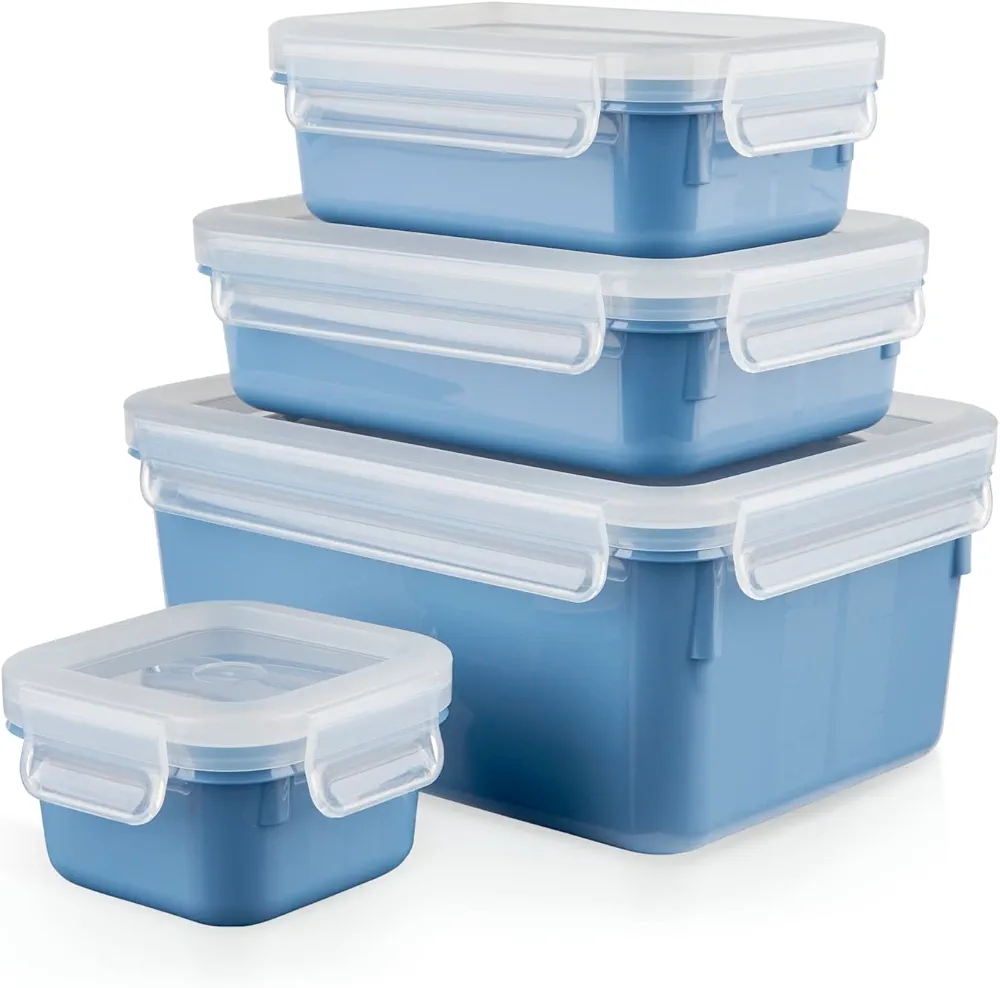 Tefal MasterSeal Colour Edition – Set 4 pièces (Bleu Aqua)