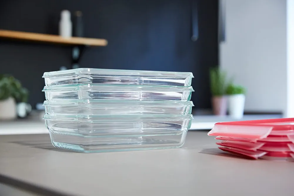 Tefal Masterseal Fresh Verre N1040610 – Boîte alimentaire rectangulaire 0,7L transparente - Thumbnail 3