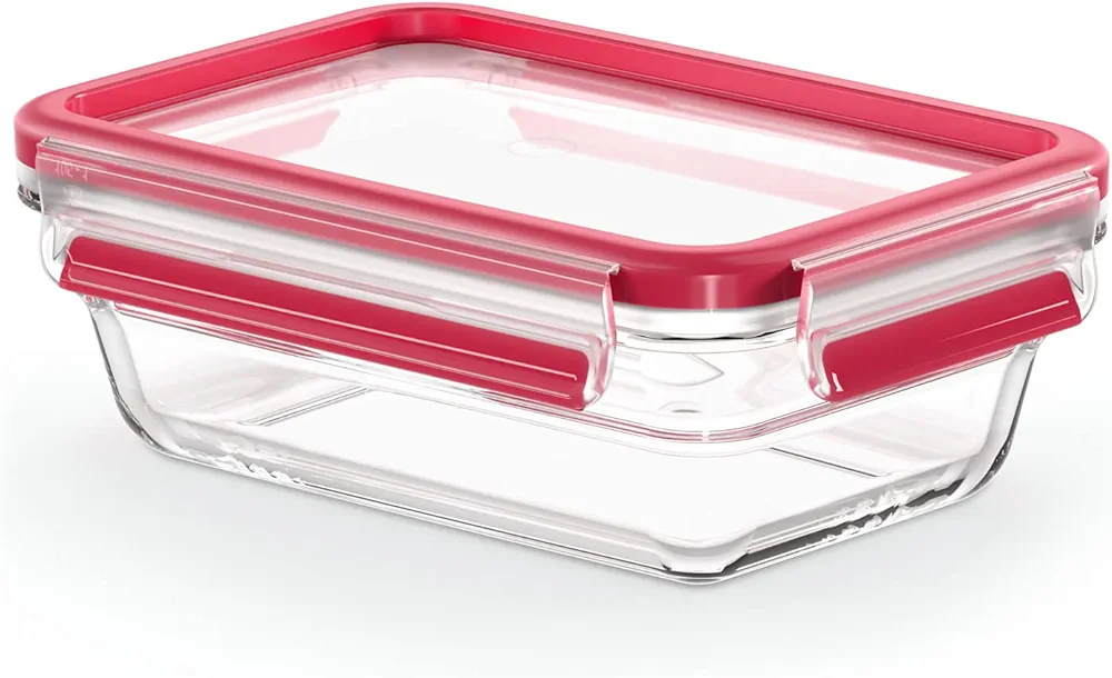 Tefal Masterseal Fresh Verre N1040610 – Boîte alimentaire rectangulaire 0,7L transparente