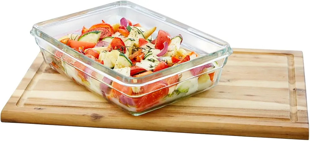 Tefal Masterseal Fresh Verre N1041110 – Boîte alimentaire rectangulaire 2L transparente - Thumbnail 5