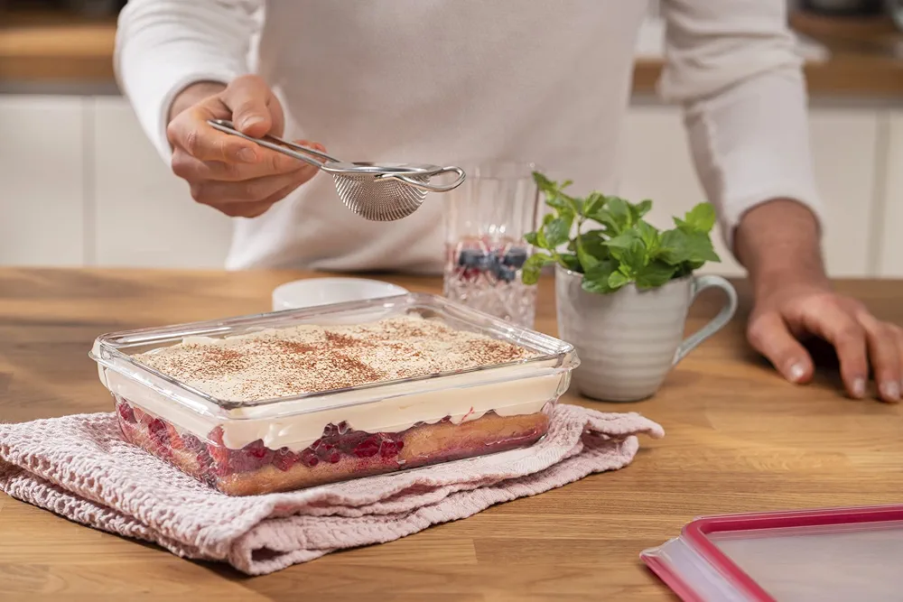 Tefal Masterseal Fresh Verre N1041210 – Boîte alimentaire rectangulaire 3L transparente - Thumbnail 2