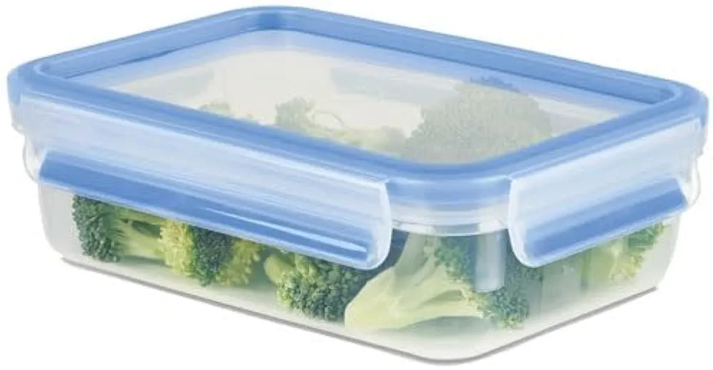 Tefal Masterseal Fresh K3021812 – Boîte alimentaire rectangulaire plastique 0,8L bleue - Thumbnail 3