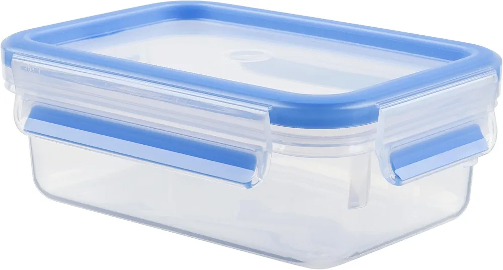 Tefal Masterseal Fresh K3021812 – Boîte alimentaire rectangulaire plastique 0,8L bleue - Thumbnail 5