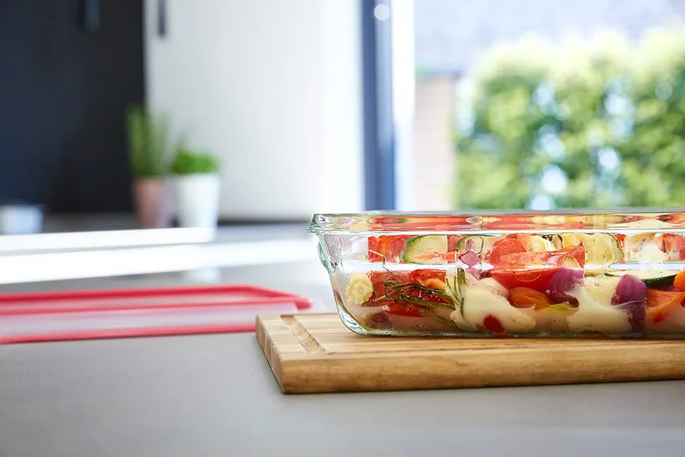 Tefal Masterseal Fresh Verre N1041010 – Boîte alimentaire rectangulaire 1,3L transparente - Thumbnail 3