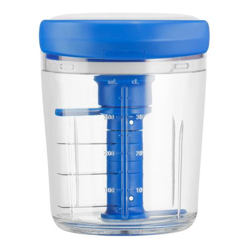 Tefal K1644344 – Chop & Shaker Jamie Oliver, hachoir manuel 450 ml blanc/bleu - Thumbnail 5