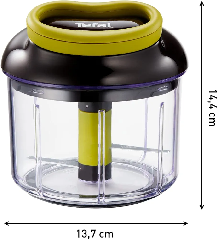 Tefal K1320404 – Hachoir manuel 5 secondes 900 ml noir/vert - Thumbnail 5