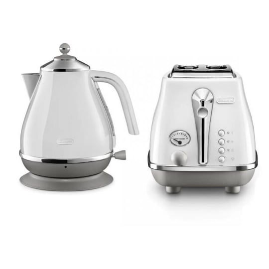 Pack Bouilloire Électrique + Grille-pain De’Longhi Icona – Style Rétro - Thumbnail 5