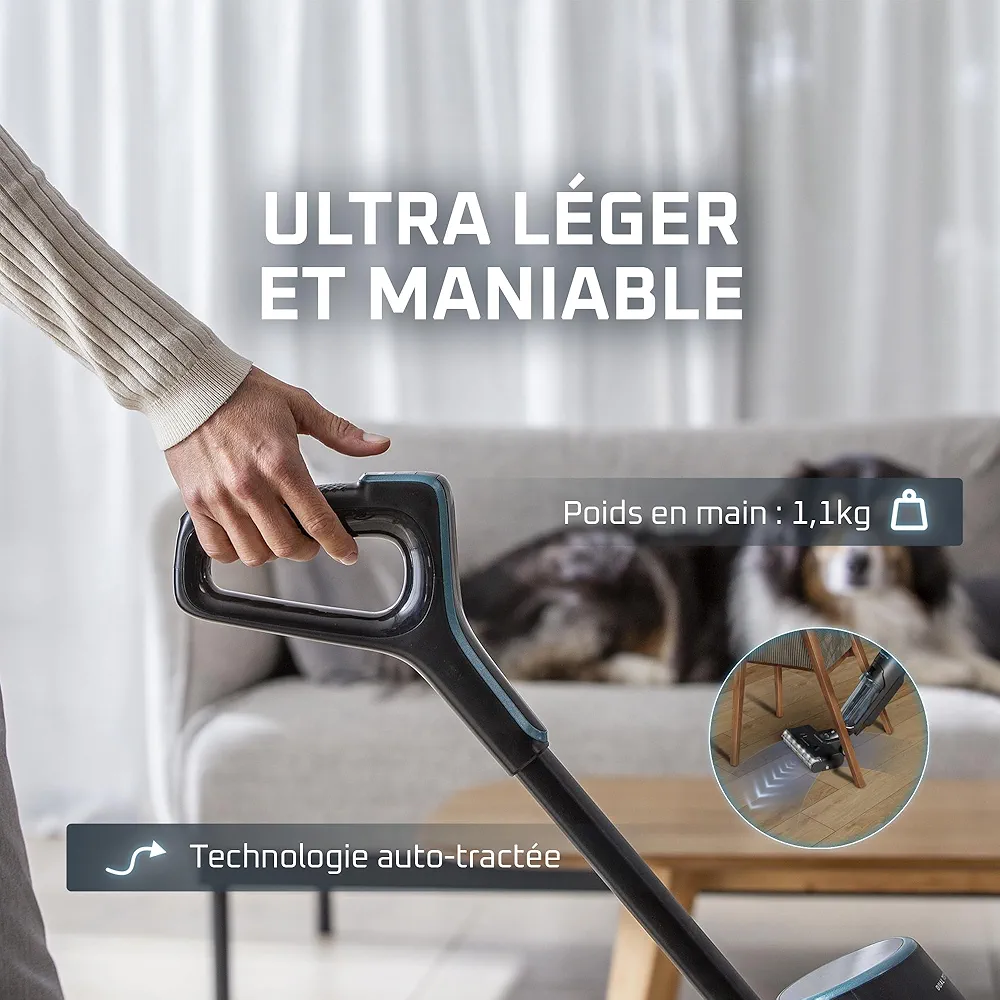 Rowenta X-Clean 5 – Aspirateur Laveur Sans Fil 2-en-1 avec Détection Auto & Séchage Air Chaud - Thumbnail 9