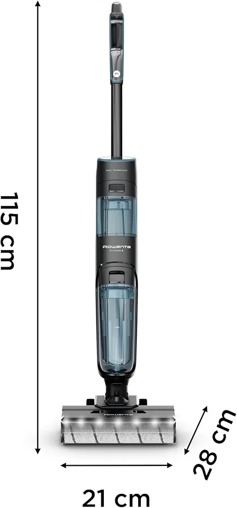 Rowenta X-Clean 5 – Aspirateur Laveur Sans Fil 2-en-1 avec Détection Auto & Séchage Air Chaud - Thumbnail 7