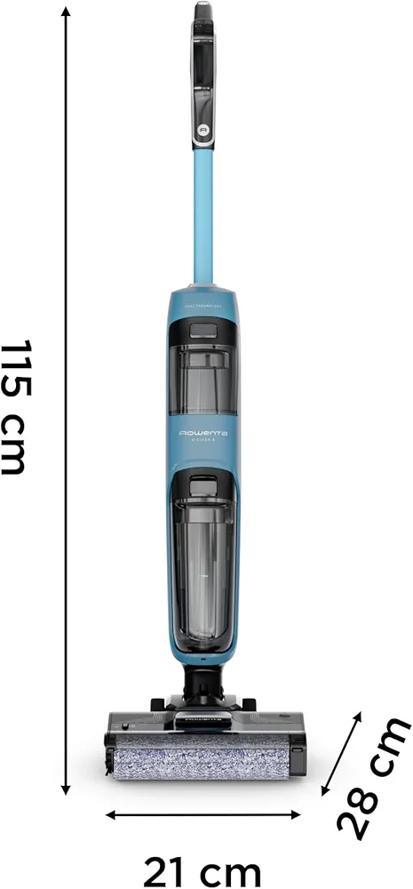 Rowenta X-Clean 2 – Aspirateur Laveur Sans Fil 2-en-1 Léger avec Modes ECO/Max - Thumbnail 4