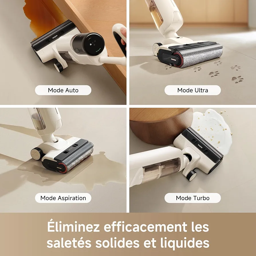 MOVA K30 Mix – Aspirateur Laveur Sans Fil Wet & Dry 18000Pa Multi-Surfaces - Thumbnail 3