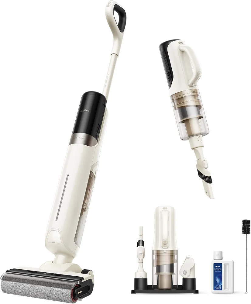 MOVA K30 Mix – Aspirateur Laveur Sans Fil Wet & Dry 18000Pa Multi-Surfaces