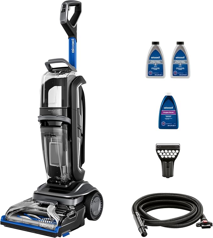 Bissell Revolution™ HydroSteam™ – Shampouineuse Nouvelle Génération pour Tapis & Salons